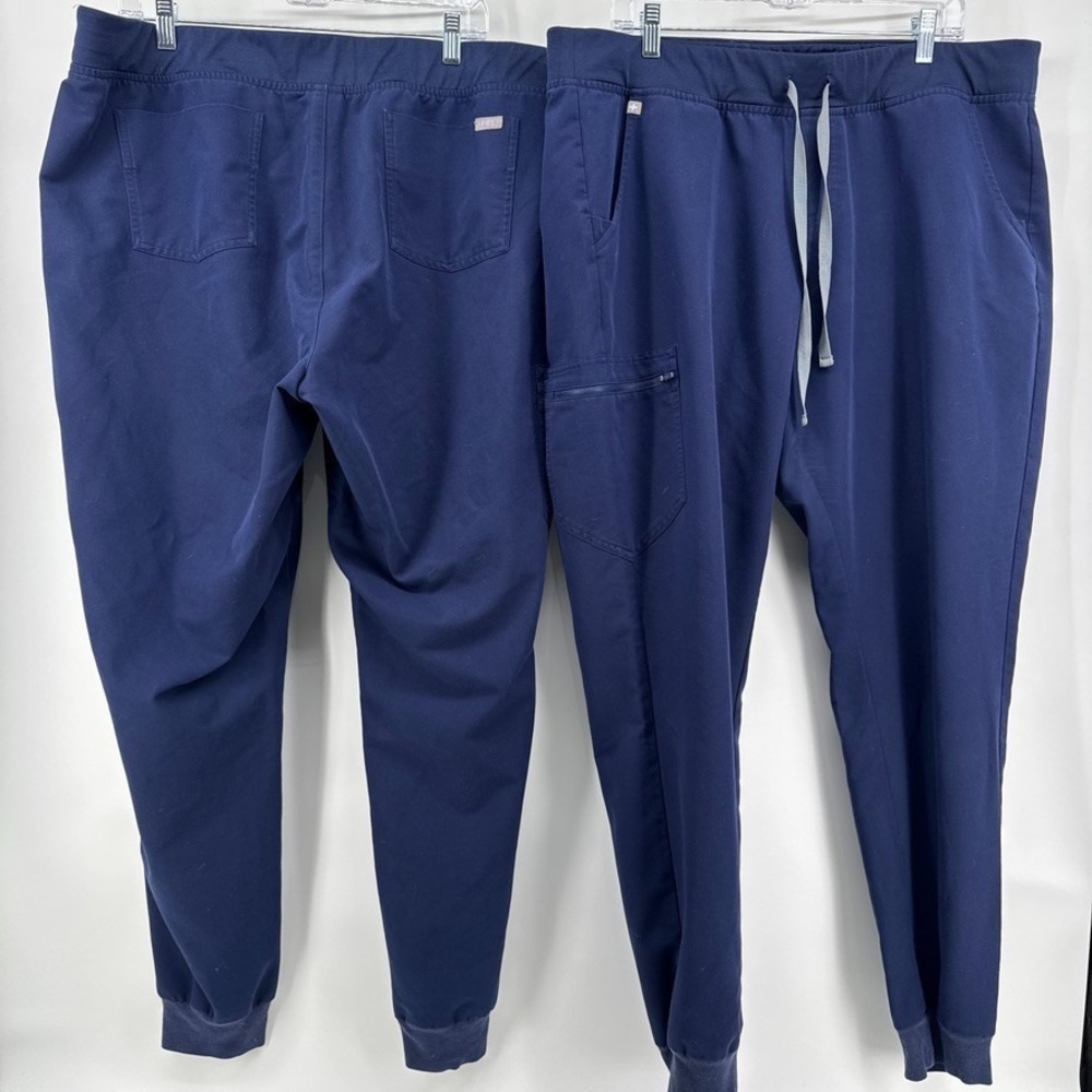 Lot of 2 Figs Zamora Technical Collection Pants Womens XXL Tall Blue